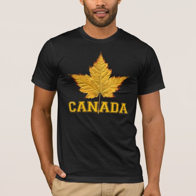 Camiseta de recuerdo de Canadá con hojas de arce (Anverso)
