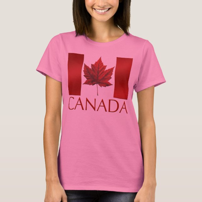 Camiseta de recuerdo de Canadá con un tanque de ba (Anverso)