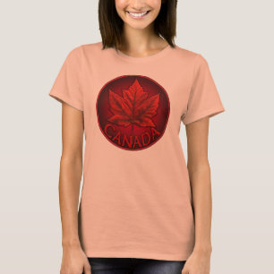 Camiseta de recuerdo de hoja de arce de Canadá par