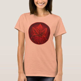 Camiseta de recuerdo de hoja de arce de Canadá par