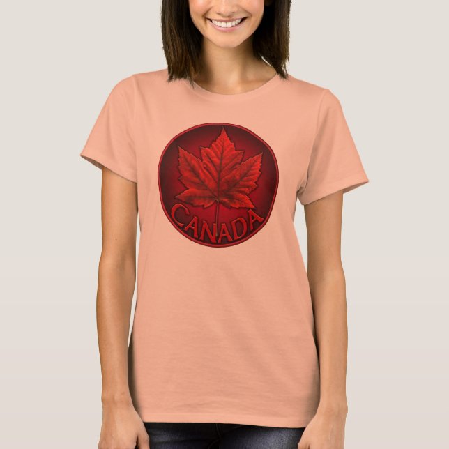 Camiseta de recuerdo de hoja de arce de Canadá par (Anverso)