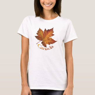 Camiseta de recuerdo de hoja de arce de Canadá par