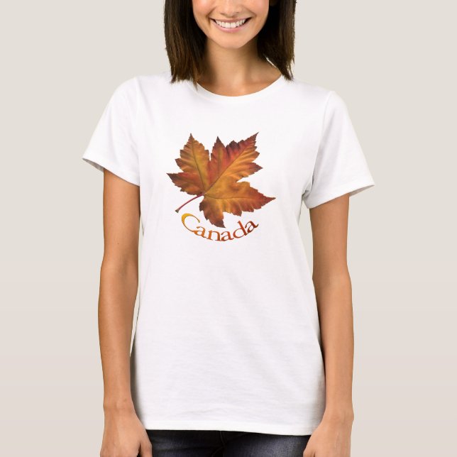 Camiseta de recuerdo de hoja de arce de Canadá par (Anverso)