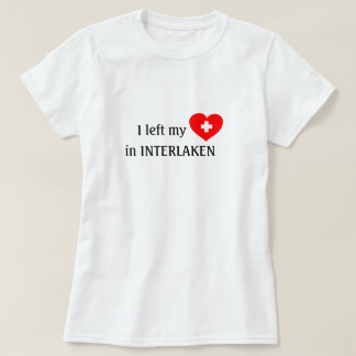 Camiseta de recuerdo de Love Interlaken