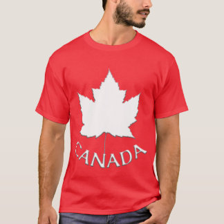 Camiseta de recuerdo de manga de arce de Canadá