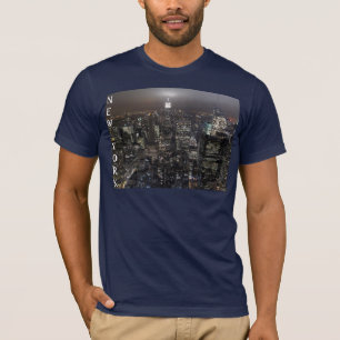Camiseta de recuerdo de Nueva York Cityscape New Y