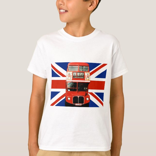 Camiseta de recuerdo infantil de Londres Inglaterr (Anverso)