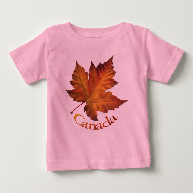 Camiseta de recuerdo para bebés de Canadá Camiseta (Anverso)