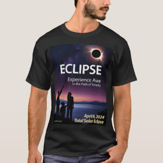 Camiseta de recuerdo para el eclipse total de abri