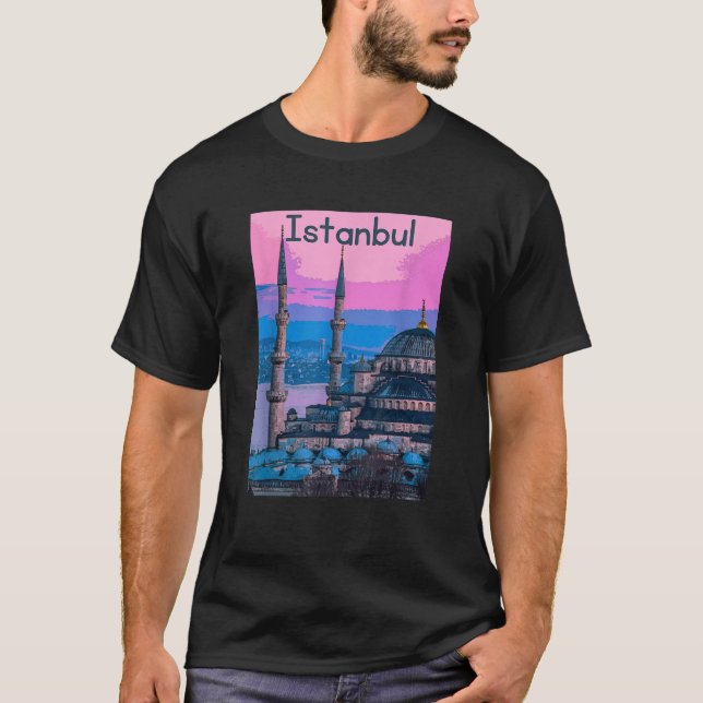 Camiseta de recuerdo turca de Estambul (Anverso)