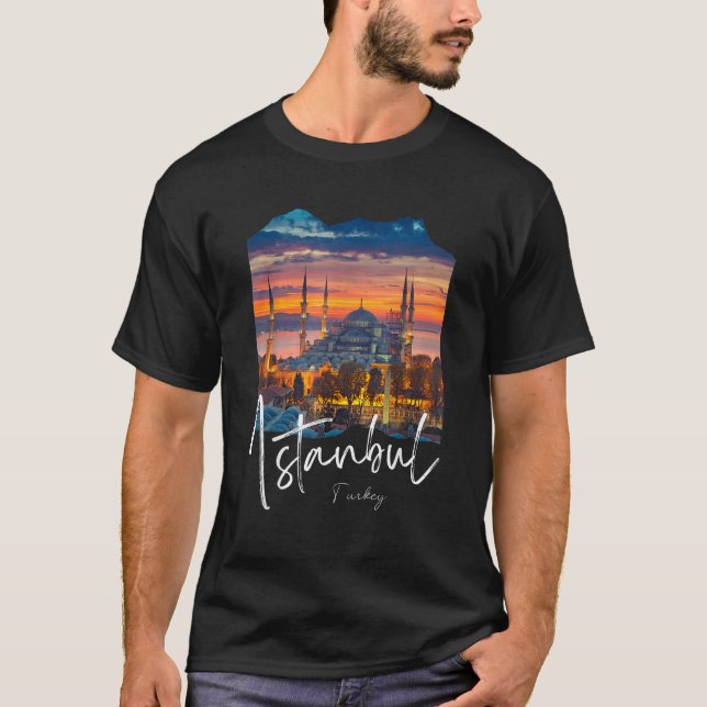 Camiseta de recuerdo turca de Estambul (Anverso)