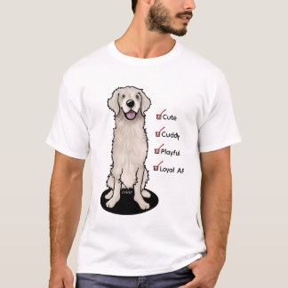 Camiseta de recuperación de oro de crema inglesa