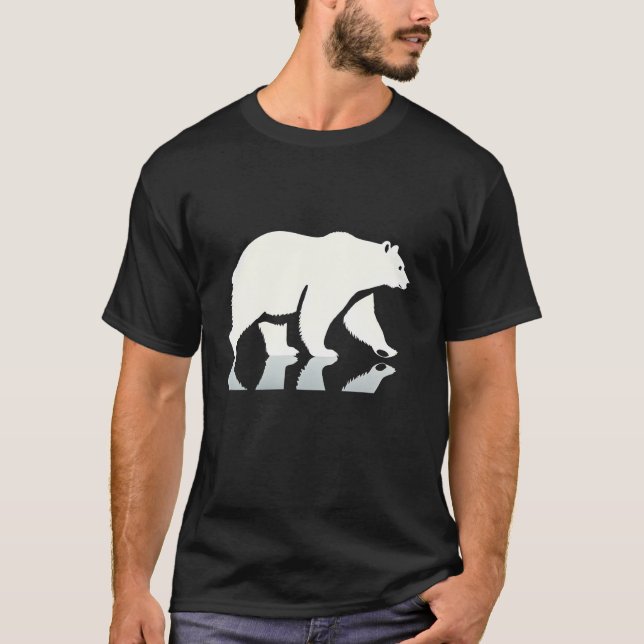 Camiseta de reflexión del oso polar (Anverso)