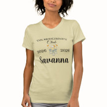 Camiseta de regadera de novia Campanas de boda mod