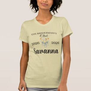 Camiseta de regadera de novia Campanas de boda mod