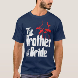Camiseta de regalo de boda del hermano de la novia