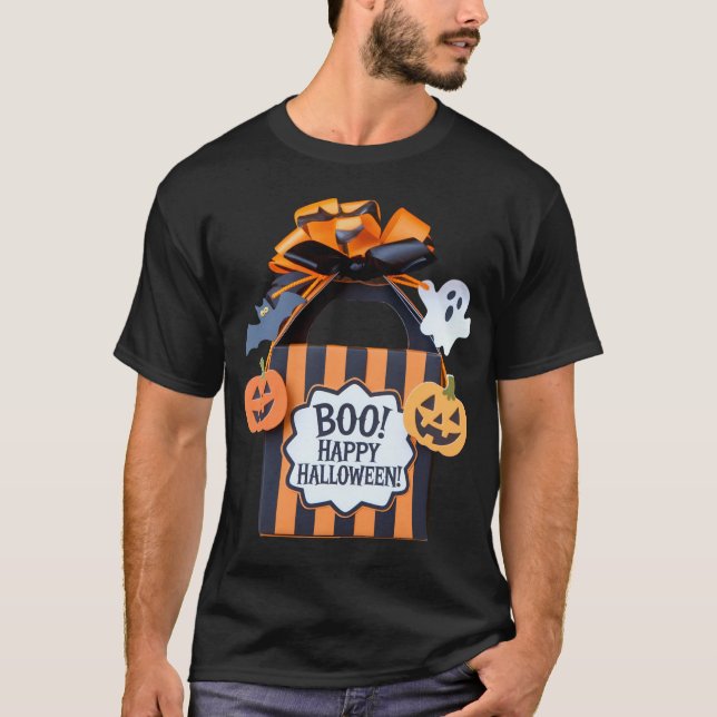 Camiseta de regalo de Boo Surprise Halloween (Anverso)