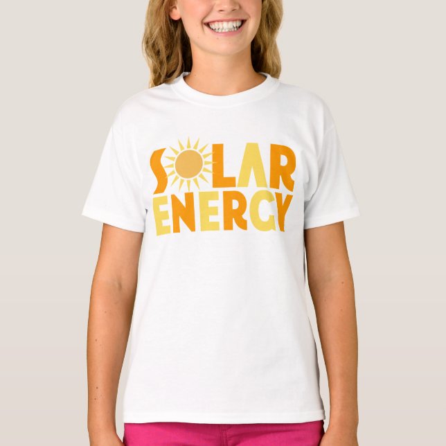 Camiseta de regalo de energía solar (Anverso)