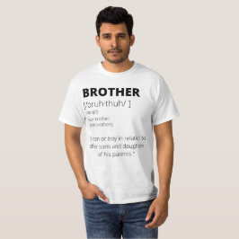 Camiseta de regalo de hermano gracioso para herman