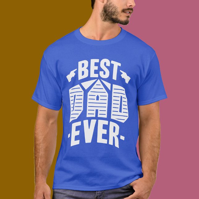 Camiseta de regalo del Día del Padre de Guay (Funny Best Dad Ever T-Shirt - Cool Father’s Day Gift Tee Birthday Gift for Him Man Dad Husband Son)