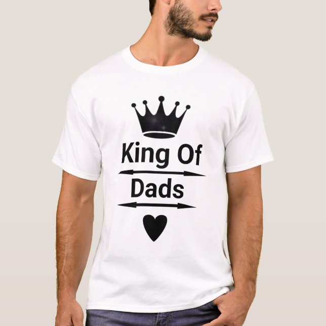 Camiseta de regalo del Día del Padre del Rey de Pa (Anverso)