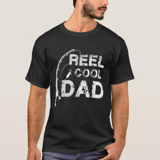 Camiseta de regalo del Día del Padre Reel Cool Dad