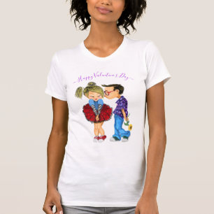 Camiseta de regalo el día de San Valentín con amor