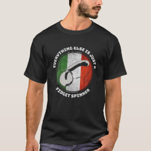 Camiseta de regalo italiana graciosa camiseta de I