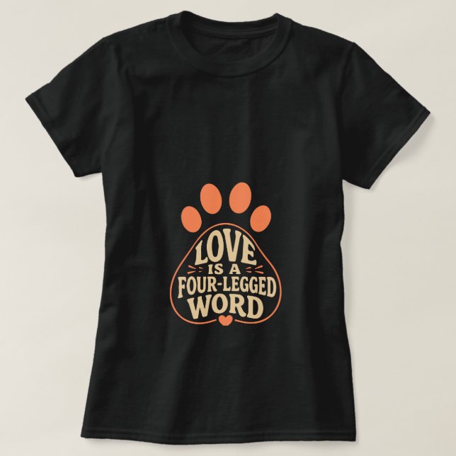 Camiseta de regalo para dueños de mascotas con tip (Diseño del anverso)