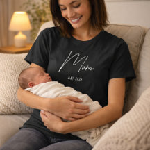 Camiseta de regalo para mamá establecida