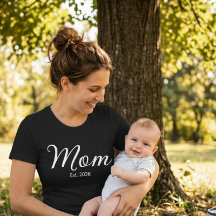 Camiseta de regalo para mamá establecida