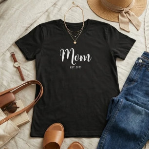 Camiseta de regalo para mamá establecida