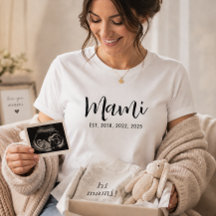 Camiseta de regalo para mamá establecida Mami