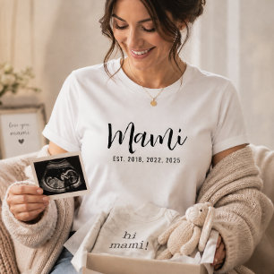 Camiseta de regalo para mamá establecida Mami