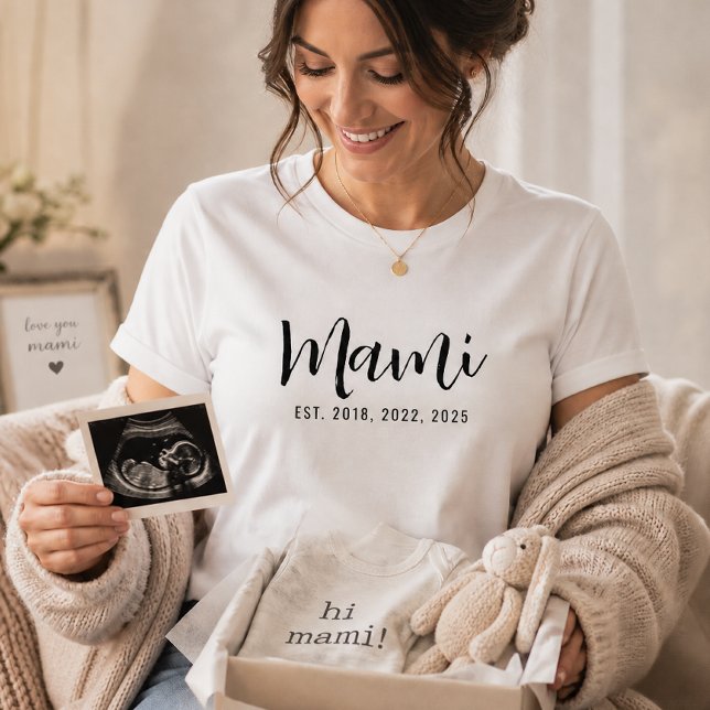 Camiseta de regalo para mamá establecida Mami (Subido por el creador)