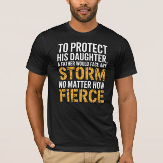 Camiseta de regalo para padre e hija Protective Da
