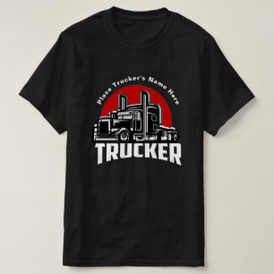 Camiseta de regalo personalizada para camionero