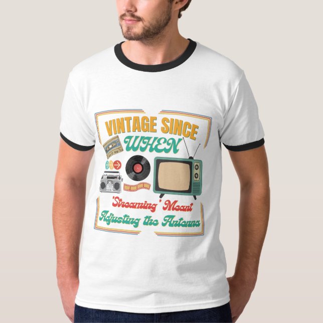 Camiseta de regalo retro vintage - Regalo de cumpl (Anverso)