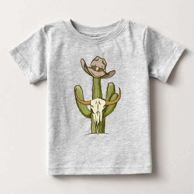 Camiseta de regalo Vaquero en Cactus Occidental Ye (Anverso)