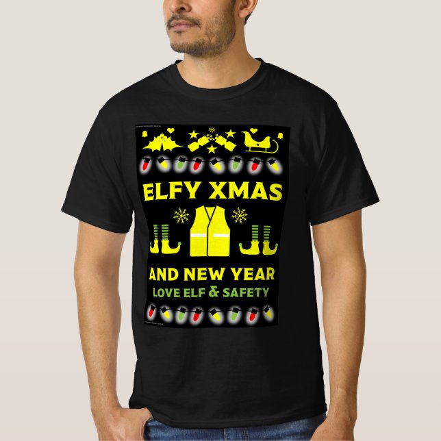 Camiseta De Regalos De Nochebuena De Salud Y Segur (Anverso)