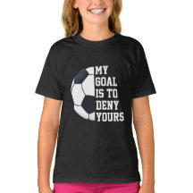 Camiseta de regalos de portero de fútbol para niño