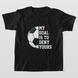 Camiseta de regalos de portero de fútbol para niño