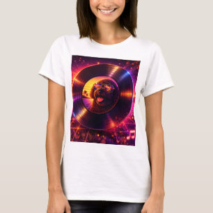 Camiseta de registro de vinilo retro Cockapoo Músi