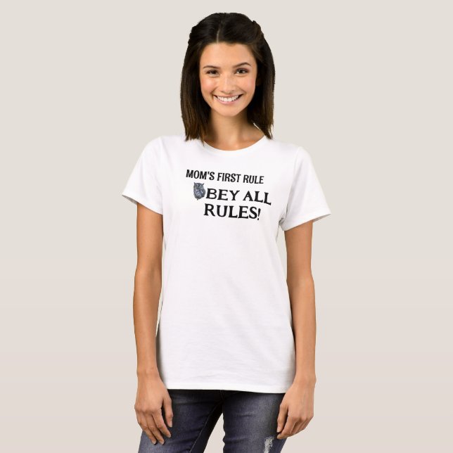 Camiseta DE REGLAS DE MOM (Anverso completo)