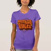 Camiseta de Reglas de Nostalgia Retro Vintage