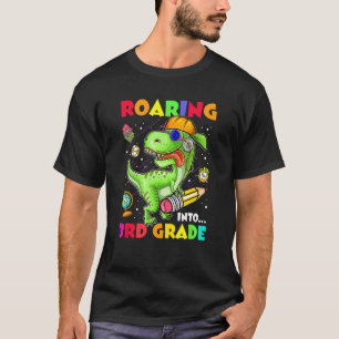 Camiseta De regreso a la escuela de niños de dinosaurios