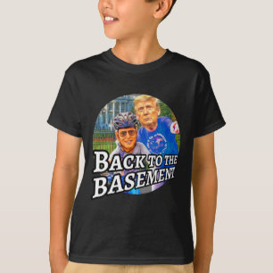 Camiseta De regreso al sótano Biden Trump Bicicleta Patriot