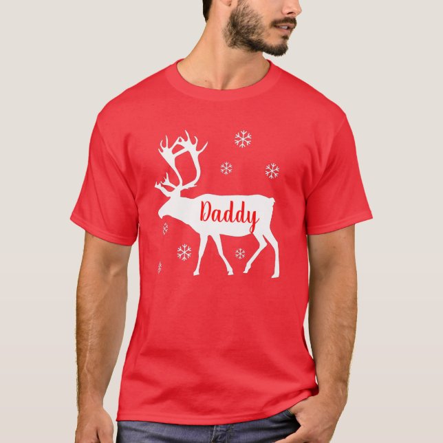 Camiseta de Reindeer Daddy Navidades (Anverso)