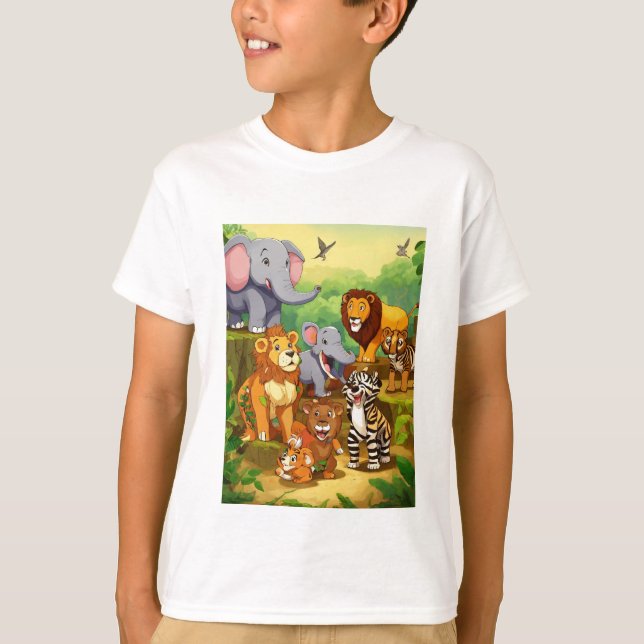 Camiseta de reino animal (Anverso)