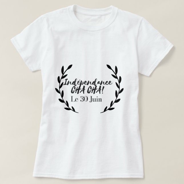 Camiseta de RelovingCongo (Diseño del anverso)